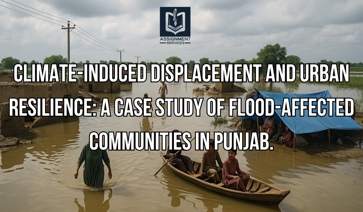 Climate-Induced Displacement and Urban Resilience: A Case Study of Flood-Affected Communities in Punjab.